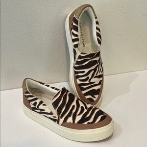 New w/o box Lucky Brand Animal Print Slip-On Loafer Cow Hair Women’s 8.5